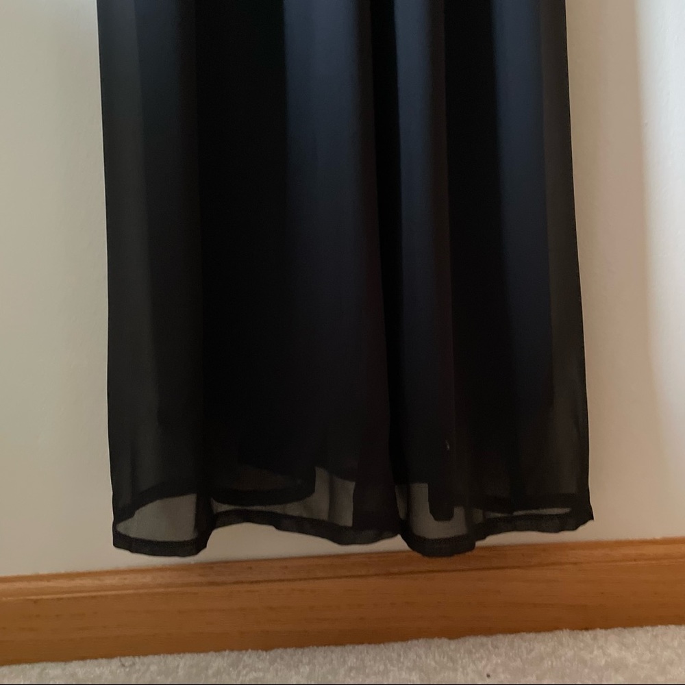 Black Lace Maxi Dress - Picture 3 of 10